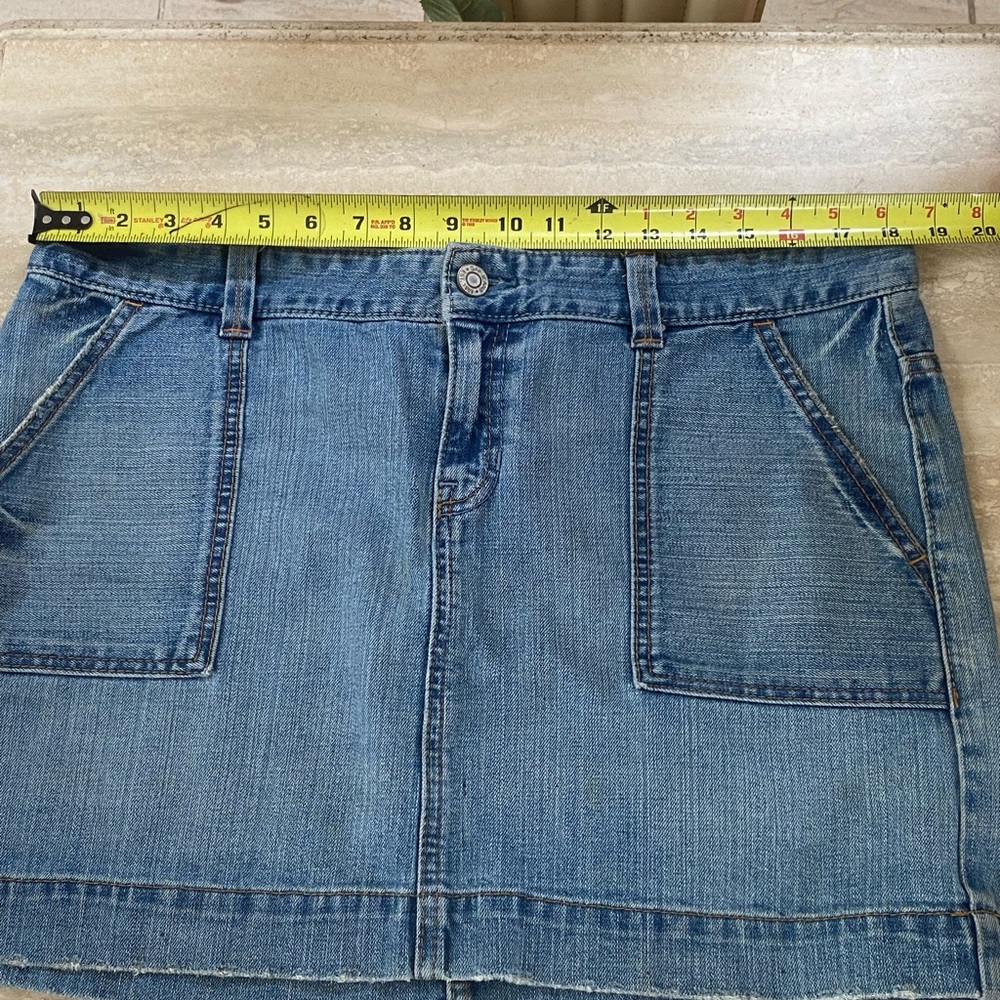 Y2K JEAN SKIRT SZ 14 CLUB WEAR /College